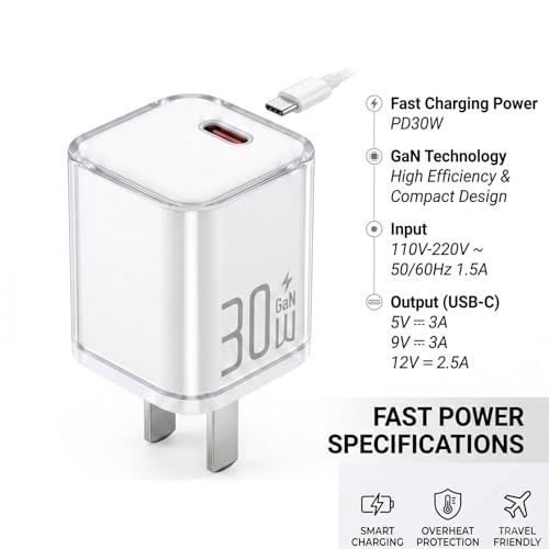 IVY 4-in-1 Magnetic Wireless Charging Station Kit, 25W Qi2 Wireless Charger Pad, 30W GaN Fast Charger Block, USB C Cable, QI Wireless Charging Receiver Adapter for Google Samsung Android Phone