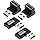 90 Degree USB 3.2 Adapter 4-Pack, Right Angle USB Type-A Adapter