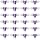 CN-Outlet Wholesale Bulk Eearbuds Headphones 100 Pack for Kids,Classroom,Labs,Students and Adults(Purple)