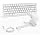 X65PRO HE Rapid Trigger Keyboard & X11 Wireless Gaming Mouse Combo - White
