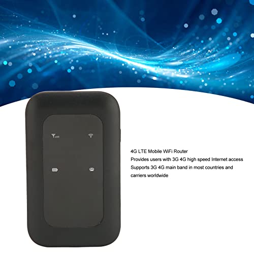 H806 Portable WiFi Hotspot, LED Smart Display, Multifunctional Card Inserted High Speed Mobile WiFi Hotspot for Car Outdoor Travel