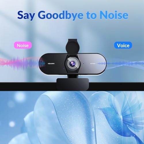 4K Webcam Dual Pack with Sony Sensor – Auto Focus, Privacy Cover, Dual Mics – USB Plug & Play, Ultra HD for Streaming, Zoom, Teams, Online Teaching & Video Calls