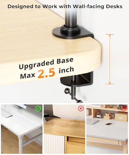 UBeesize Overhead Camera Mount with 360° Adjustable Arm & Phone Holder