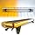 CUMART 47" 88 Amber White LED Extreme Bright Intensity Construction Emergency Warning Beacon Strobe Light Bar Rooftop Low Profile Hazard Flashing For Tow Work Truck Vehicle Universal