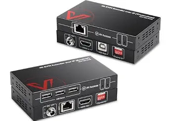 AV Access 4K HDMI USB KVM Extender TCP/IP Over Single Cat5e/6/6a/7 to 390ft