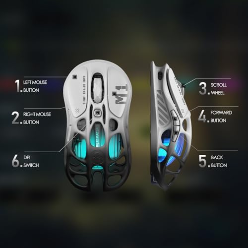 GravaStar Mercury M1 Pro Tri-Mode Wireless Gaming Mouse