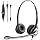 Cell Phone Headset with Microphone Noise Cancelling & Call Controls, 3.5mm Computer Headphones for Samsung PC Business Skype Softphone Call Center Office, Clear Chat, Ultra Comfort
