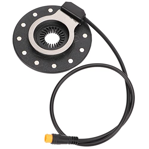 Alomejor Electric Bike Sensor, Precision Magnetic Speed Detection, Bike Speed Sensor, 12 Precision Magnets for Small Hole Applications for commuters Mountain Bikers Urban Riders