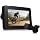Shkalacar Bicycle Rear View Camera Handlebar Bike Mirror, 4.3'' Monitor 1080P Rechargeable Night Vision 150° Wide Angle View 360° Adjustable Bracket for Mountain Bicycle, Road Bike, E-bike