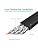 Jadaol Cat8 Ethernet Cable 30ft 40Gbps 2000MHz Flat S/FTP LAN Cable Black