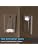 4 Pack Illuminated Light Switch, Lightswitch with LED Night Light, Automatic On/Off Sensor, Single Pole Switch, 15Amp 120/277Volt,White