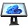 Anti-Theft Acrylic Case with 360 Rotate 180 Swivel Metal Desktop Stand for MS Surface Pro 8/9/10/11 Tablet (Black) - Image 9
