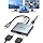 USB C to Dual HDMI Adapter 4K@30Hz, KOZYC USB C Hub Multiport Adapter with 2xHDMI, USB 3.0, 100W PD, Support USB C to HDMI Splitter Extended Display for MacBook Pro (MST is not Supported on MacOS)