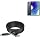 BoxWave Cable Compatible with Oscal Pad 15 - PowerDisplay PD Cable (6ft) - USB-C to USB-C (100W), LED Wattage Info Extra Long Braided Nylon - Jet Black