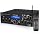 Pyle Wireless Bluetooth Home Stereo Amplifier - Multi-Channel 200 Watt Power Amplifier Home Audio Receiver System w/HDMI, Optical/Phono/Coaxial, FM Radio, USB/SD, AUX, RCA, Mic in - Remote - PDA9HBU