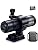 2K Dual Lens Motorcycle Helmet Camera with 2.4G Remote Control, Front and Rear Bike Camera with App Control, Cycling Dash Cam with 32GB TF Card and Loop Recording