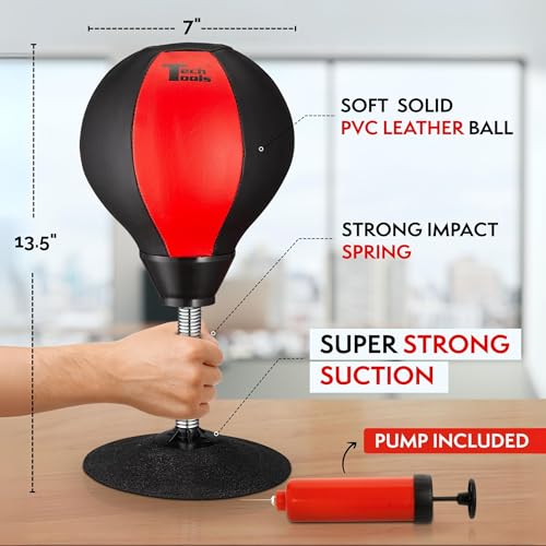 Tech Tools Desktop Punching Bag - White Elephant Gifts for Adults, Fun Punch Gag Gifts for Coworkers, Men & Women Secret Santa Stress Buster - Image 4