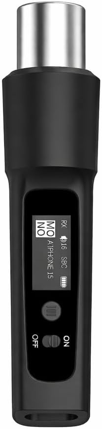 Wireless XLR Bluetooth Receiver, High-Fidelity Audio