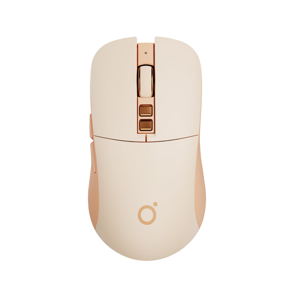 EWEADN G309 Wireless Mouse, Bluetooth & 2.4G Dual Mode Computer Mice, 5 Adjustment Levels 4000 DPI Silent Ergonomic Mouse, 7 Buttons Rechargeable Portable Mouses for Laptop/PC/Mac/iPad - Pink