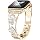 Musk-MSKR Diamond Metal Bands Add Sparkle to Your Watch For Apple Watch Series 11/10/9/8/7/6/5/4/3/2/SE/Ultra Clover Simple and Stylish Compatible with 38mm40mm41mm42mm44mm45mm 46mm49mm Women's Wear
