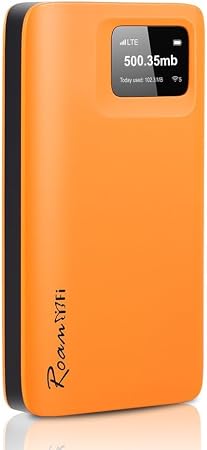 RoamWiFi Mobile Hotspot Pocket WiFi, Portable WiFi No SIM Card Needed, MiFi