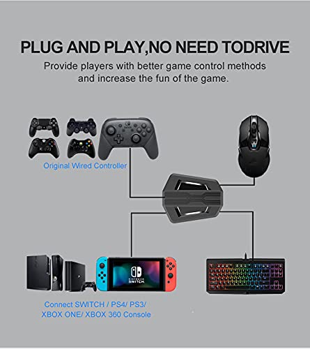 HS-SW315 Keyboard and Mouse Adapter for Switch/Xbox One/ PS4/ PS3/Xbox 360