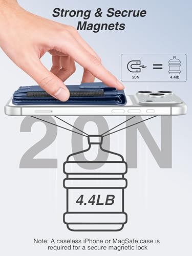 TopMade for MagSafe Wallet with Stand, 9 Cards Holde | Phone Accessori - Image 3