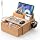 Pezin & Hulin Bamboo Charging Station with Power Charger & Cables-Black