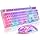 Wired LED Gaming Keyboad and Mouse Combo, 10 RGB Backlit Effects for PC