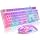 Wired LED Gaming Keyboad and Mouse Combo, 10 RGB Backlit Effects for PC