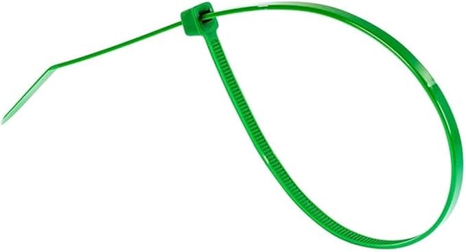GTSE 14 Inch Green Zip Ties, 1,000 Bulk Pack, 50lb Strength, UV Resistant Long Nylon Cable Ties, Self-Locking 14" Tie Wraps