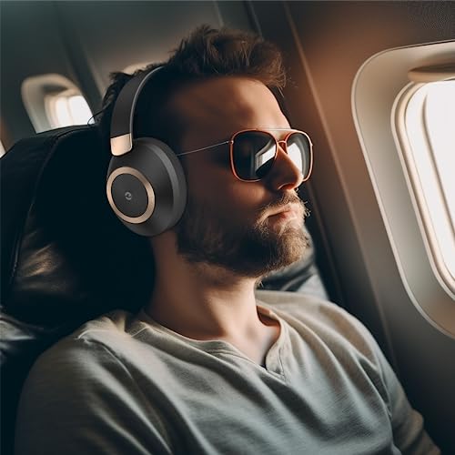 Active Noise Cancelling Headphones, 100H Bluetooth Headphones