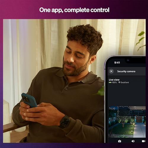 Philips Hue Secure Smart Contact Sensor, White - 1 Pack - Made for Indoor Doors and Windows - Requires Hue Bridge - Works with The Hue App