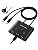 USB C Switch,Bi-Directional USB C Switcher 2 Computers,MLEEDA USB Type C KVM Switch 8K@60Hz 4K@120Hz Video/10Gbps Data Transfer/100W Charging,Compatible with Thunderbolt Device,USB-C Cables Included