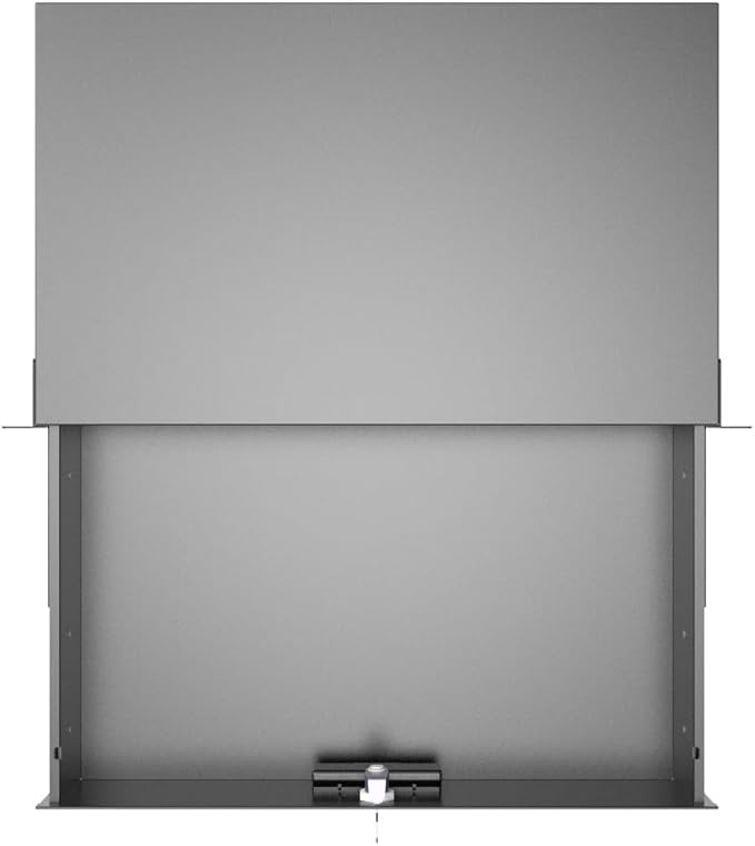 JINGCHENGMEI 2U Rack Drawer with Lock and Key, 19 Inch Rack Mount Server Cabinet Case, Sliding and Lockable Server Rack Drawer with Cable Management Holes, 10.8 inch Deep (2U10in)