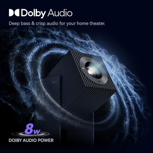Wanbo Cube 2S Smart Projector Officially-Licensed APPs & Live TV & Dolby