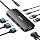 USB C Docking Station Dual DisplayPort, USB Hub with 2 DP, HDMI, VGA, USB C 2.0, A 2.0, PD Charging Port, Multi Monitor Adapter for Dell/HP Laptops, Black - Image 9