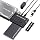 Universal 3-in-1 Hard Drive Enclosure - Tool-Free USB 3.2 10Gbps Type-C Adapter for NVMe M.2 (2230-2280), 2.5"/3.5" SATA & IDE HDDs, External SSD Reader for 3.5" IDE Drives