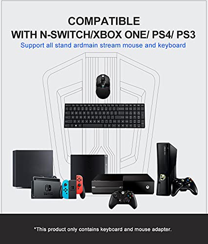 HS-SW315 Keyboard and Mouse Adapter for Switch/Xbox One/ PS4/ PS3/Xbox 360