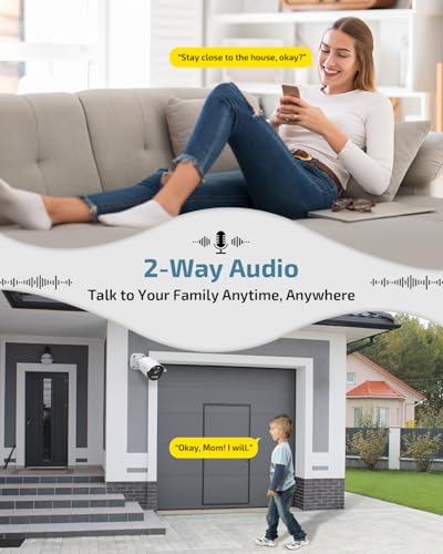 Two-Way Audio PoE Security Camera System Outdoor