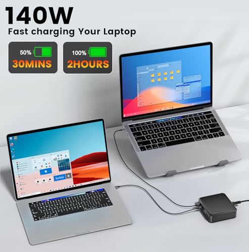 800W USB C Charger Block Fast 10-Port USB C Charging | Charging & Powe - Image 3
