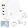 100W GaN USB C Charger Block, 4-Port Portable Fast Wall Charger with Foldable Plug & Travel Adapters, Fast Charging Station for iPhone 18/17/16 Pro/Pro Max, MacBook, ipad, Samsung, Laptop