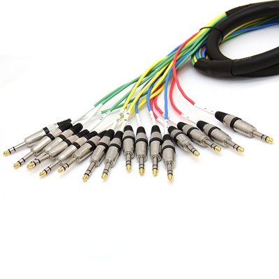 Seismic Audio - SAXT-16x10F - 16 Channel 10' XLR Female to 1/4" TRS Snake Cable