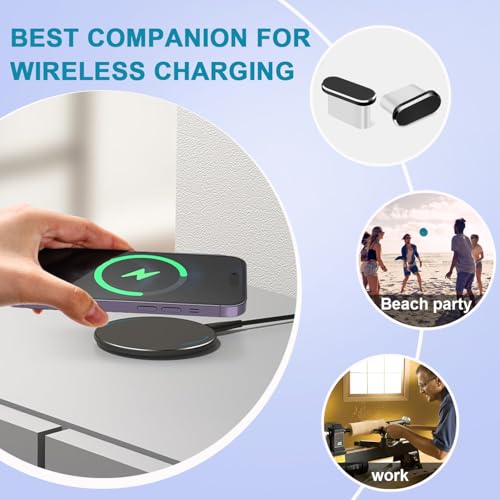 USB C Dust Plug, 4 Pack USB C Port Cover, Type C Cha | Charging & Powe - Image 7
