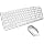 Macally Bluetooth Mac Keyboard and Mouse (Compact, Multi Device, Rechargeable) - Wireless Apple Keyboard and Mouse Combo - for Mac mini/Studio, MacBook Pro/Air, iMac, iPad, iPhone - Silver