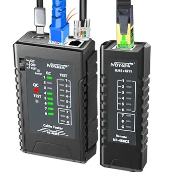 NOYAFA Network Cable Tester for rj45 rj11 rj12 /cat5 cat5e cat6 cat6a cat7