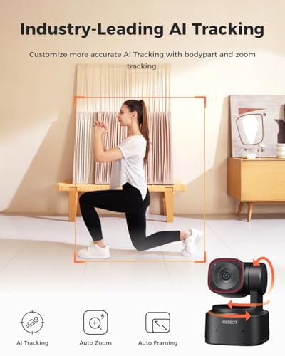 OBSBOT Tiny 2 Lite 4K Webcam for PC, AI Tracking PTZ | Computer Access - Image 5