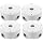 【Security Camera Junction Box】 ABS Universal Security Camera Mount Bracket for Bullet/Dome CCTV Camera 4 Pack