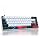 60 Percent Gaming Keyboard 68 Keys Mechanical Keyboard LED Backlit Compact Wired Keyboard with Red Switch for Windows PS4/5 Xbox Gamer(Black-White)