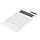 Toddmomy Solar Powered Calculator Compact Electronic Desktop Calculator with Large Display Portable for Office and School Use White